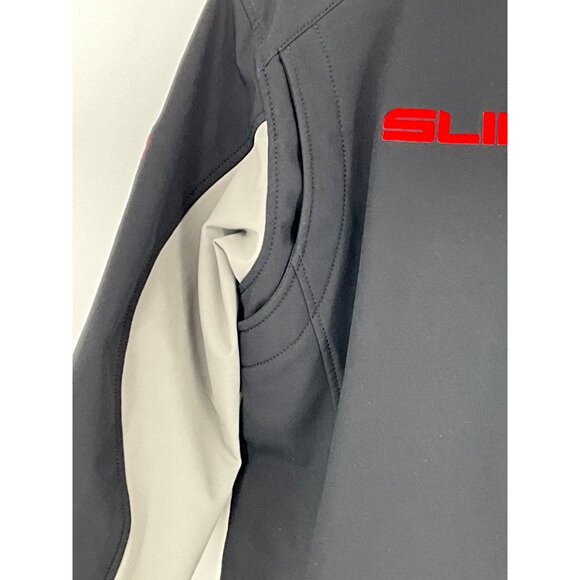 Polaris Slingshot Women's Black & Gray Softshell Jacket L‎ Motorcycle xsx - Picture 5 of 7